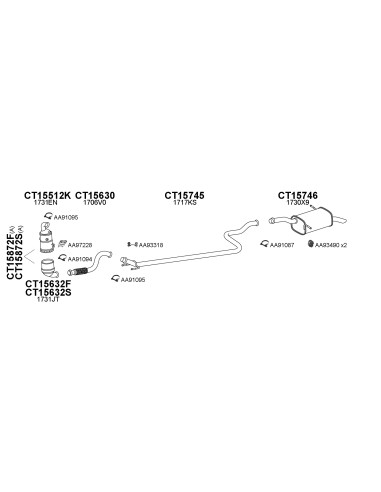 COMPATIBLE CON CITROEN BERLINGO C2 C3 C4 COOPER...