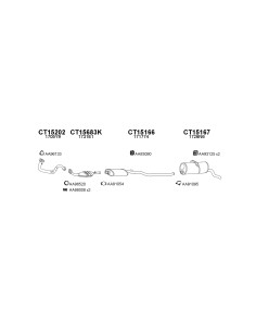 COMPATIBLE CON CITROEN BERLINGO XSARA PARTNER 1.4I 9704 CAT