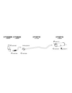 COMPATIBLE CON CITROEN C4 308 1.6HDI 16V 07 SILENCIOSO...