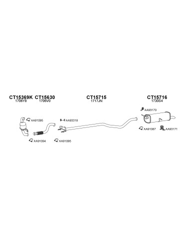 COMPATIBLE CON CITROEN C4 308 1.6HDI 16V 07...