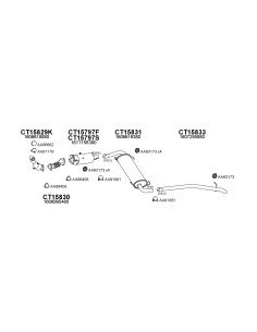 COMPATIBLE CON CITROEN JUMPER 11 SILENCIOSO TRASERO