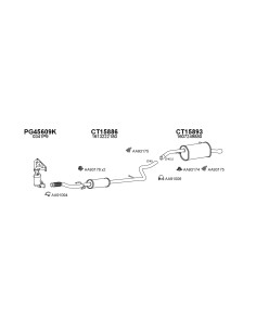 COMPATIBLE CON CITROEN C3 DS3 1.4 1.6 2009.112015.07...