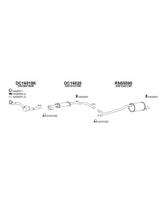 COMPATIBLE CON DACIA SANDERO 1.2 12 SILENCIOSO INTERNO