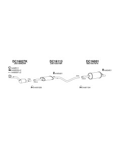 COMPATIBLE CON DACIA SANDERO 1.2 11 08 KAT