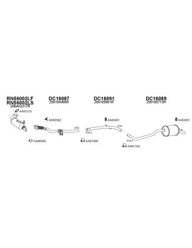 COMPATIBLE CON DACIA LOGAN 1.5DCI 09 14 TUBO...