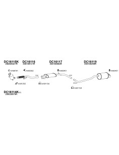 COMPATIBLE CON DACIA LOGAN SANDERO 1.0 12 1602 20 TUBO...