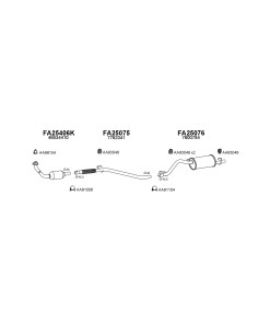 COMPATIBLE CON FIAT PANDA KAT 92 TUBO COLECTOR