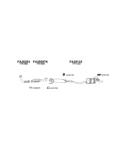 COMPATIBLE CON FIAT PUNTO TD 93 TUBO COLECTOR