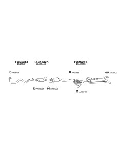 COMPATIBLE CON FIAT BRAVO BRAVA 1.8 16V 95 SILENCIOSO...