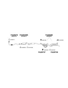 COMPATIBLE CON FIAT MAREA BRAVA DELTA 1.2 1.6I.E. 16V 95 CAT