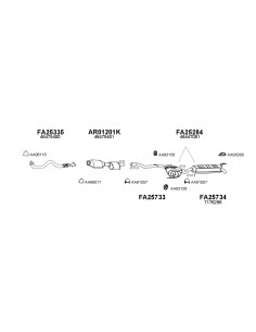 COMPATIBLE CON FIAT BRAVO BRAVA 1.9TD TUBO COLECTOR