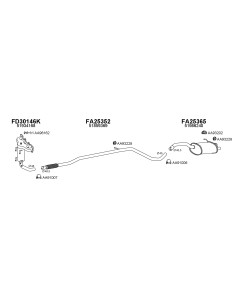 COMPATIBLE CON FIAT PANDA III 1.2I 1112 TUBO INTERNO