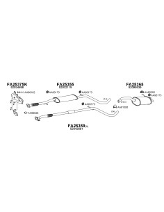 COMPATIBLE CON FIAT PANDA 1.2I 1516 SILENCIOSO FRENTE