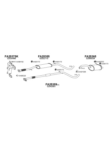 COMPATIBLE CON FIAT PANDA 1.2I 1516 SILENCIOSO...