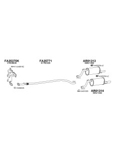 COMPATIBLE CON FIAT PUNTO GRANDE PUNTO EVO MITO 0718 CAT