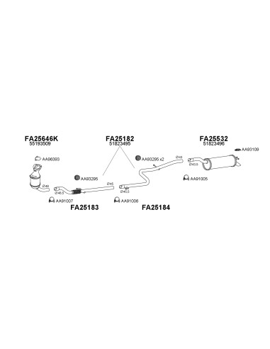 COMPATIBLE CON FIAT DOBLO 1.9D KAT 01...