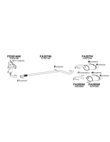 COMPATIBLE CON FIAT 500 500 1.2I 10 07...