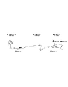 COMPATIBLE CON FIAT PALIO 1.2I 8V TUBO MEDIO