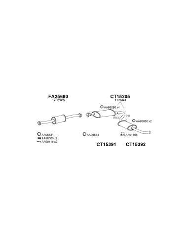 COMPATIBLE CON FIAT DUCATO 2.5TD 94 SILENCIOSO...