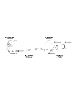 COMPATIBLE CON FIAT GRANDE PUNTO EVO 1.4 05 SILENCIOSO...