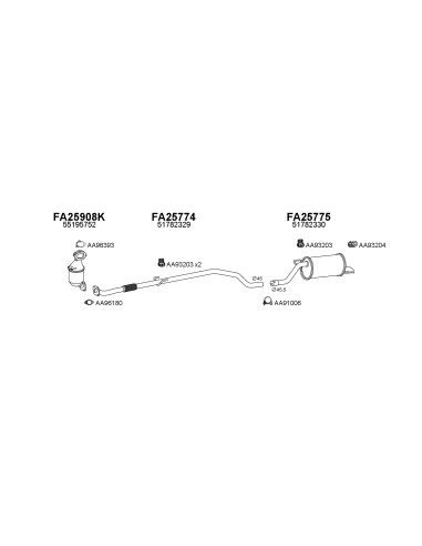 COMPATIBLE CON FIAT GRANDE PUNTO EVO 1.3 05...