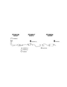 COMPATIBLE CON FORD ESCORT 9091 SILENCIOSO INTERIOR