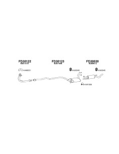 COMPATIBLE CON FORD ESCORT 1.3 6 80 3 S.TRASERO