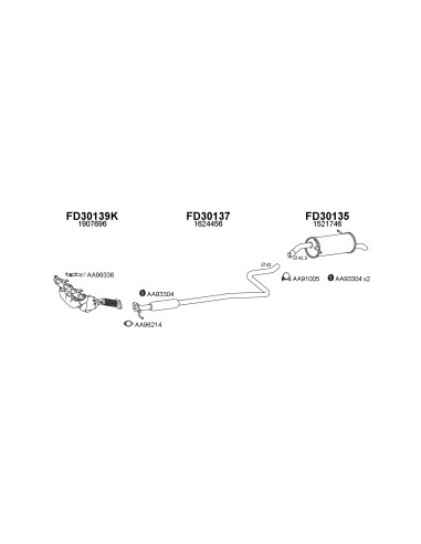 COMPATIBLE CON FORD FIESTA 1.25 1.4I 08 09...