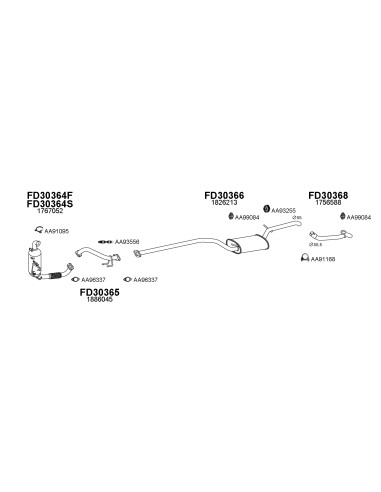 COMPATIBLE CON FORD CMAX II FOCUS III 1.6 08...
