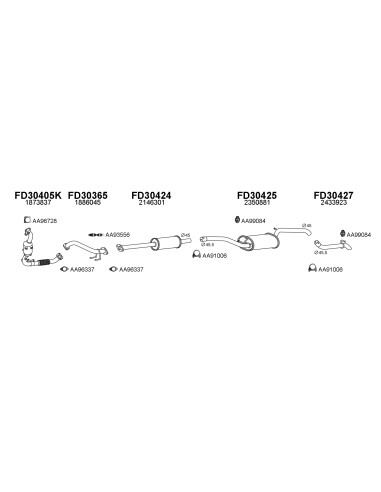 COMPATIBLE CON FORD CMAX II FOCUS 1.0ECOBOOST...