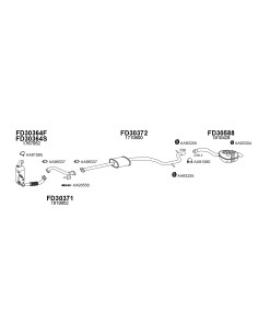 COMPATIBLE CON FORD GALAXY MONDEO 2.0 05 06 SILENCIOSO...