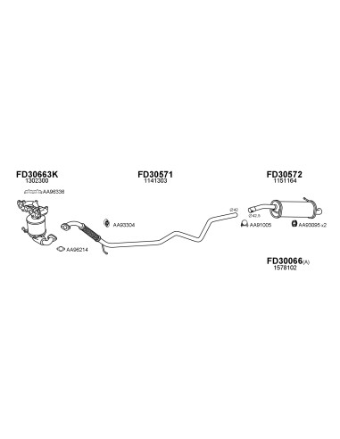 COMPATIBLE CON FORD FIESTA FUSION 1.25I 4 16V...