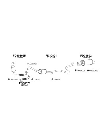COMPATIBLE CON FORD FIESTA 1.6TDCI 05...