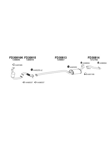 COMPATIBLE CON FORD FOCUS 1.6 1.8 TDCI 11 04...