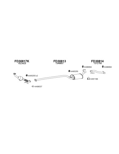 COMPATIBLE CON FORD FOCUS CMAX 1.8 TDCI CAT