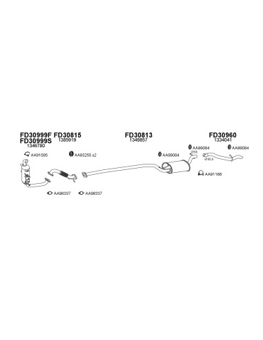 COMPATIBLE CON FORD FOCUS 1.6 1.8 TDCI 11 04...