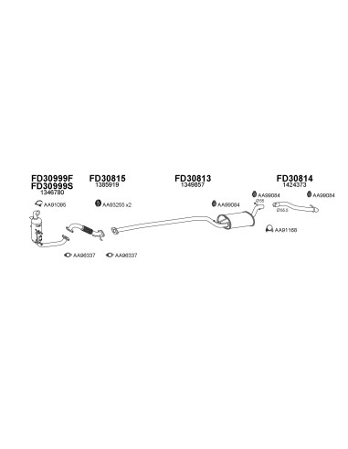 COMPATIBLE CON FORD FOCUS 02 CMAX C30 S40 V50...