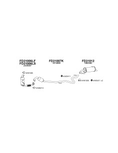 COMPATIBLE CON FORD ESCORT FIESTA TRANSIT 1.5TDCI 20015 DPF
