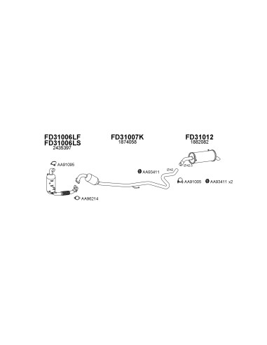 COMPATIBLE CON FORD ESCORT FIESTA TRANSIT...