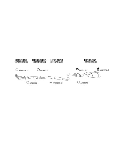 COMPATIBLE CON HONDA CIVIC VTIVTECON 1.6 88...