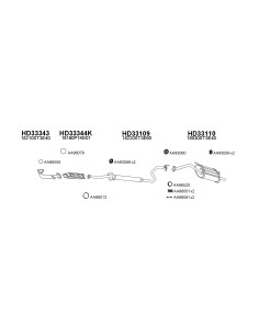 COMPATIBLE CON HONDA CIVIC KAT 5P 1.4i 10 95 S. FRONTAL