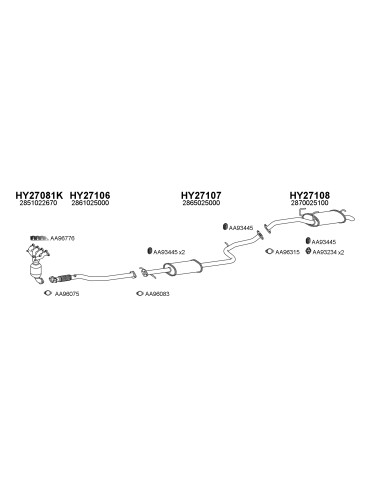 COMPATIBLE CON HYUNDAI ACCENT 1.3 98 SILENCIOSO...