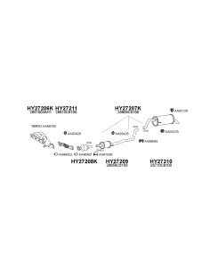 COMPATIBLE CON HYUNDAI I20 1.2 11 1409 20 SILENCIOSO TRASERO