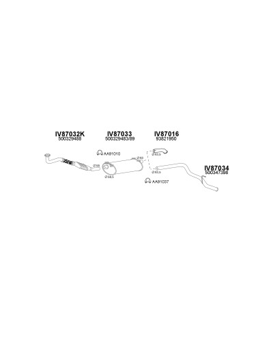 COMPATIBLE CON IVECO DAILY 96 SILNCIOSO TRASERO