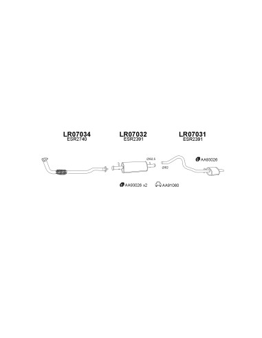 COMPATIBLE CON LAND ROVER DISCOVERY 2.5TDI 4X4...