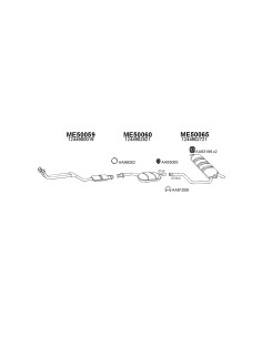 COMPATIBLE CON MERCEDES 200 230 KAT SILENCIOSO FRONTAL