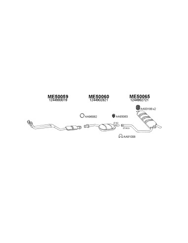 COMPATIBLE CON MERCEDES 200 230 KAT SILENCIOSO...