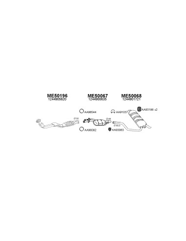 COMPATIBLE CON MERCEDES 200 220 92 SILENCIOSO...