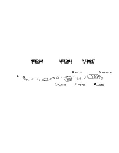 COMPATIBLE CON MERCEDES 300 TD 3.0 85...