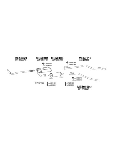 COMPATIBLE CON MERCEDES SPRINTER 95 SILENCIOSO...